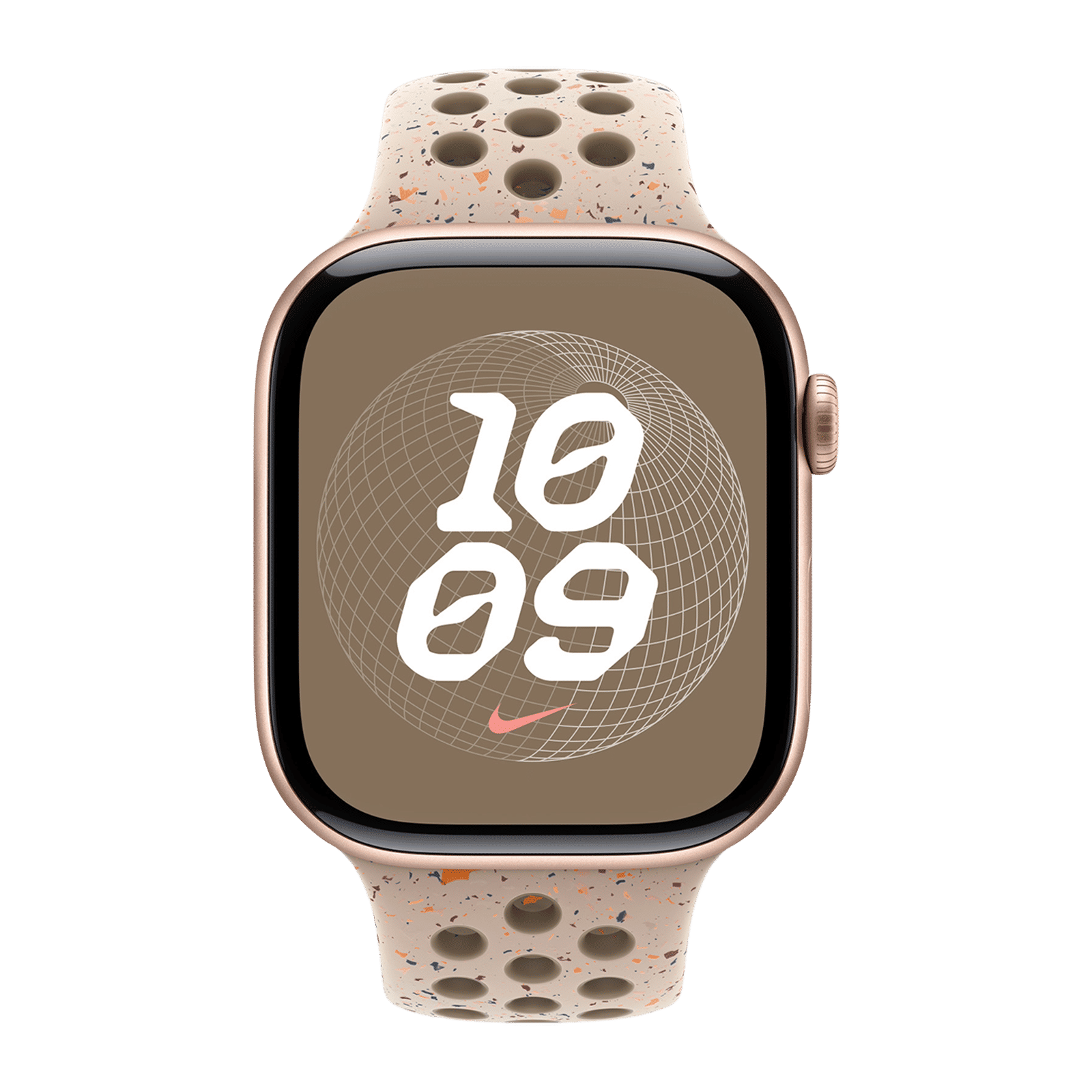 Apple Aluminium & Fluoroelastomer Nike Sport Band for Apple Watch (44mm / 45mm / 46mm / 49mm, M/L) (Durable & Strong, Desert Stone) Apple Aluminium & Fluoroelastomer Nike Sport Band for Apple Watch (44mm / 45mm / 46mm / 49mm, M/L) (Durable & Strong, Desert Stone)_3