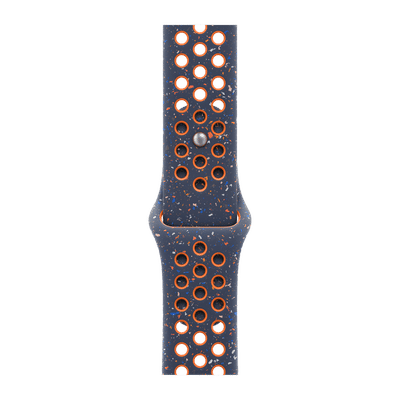 Apple Aluminium & Fluoroelastomer Nike Sport Band for Apple Watch (44mm / 45mm / 46mm / 49mm, S/M) (Durable & Strong, Blue Flame)