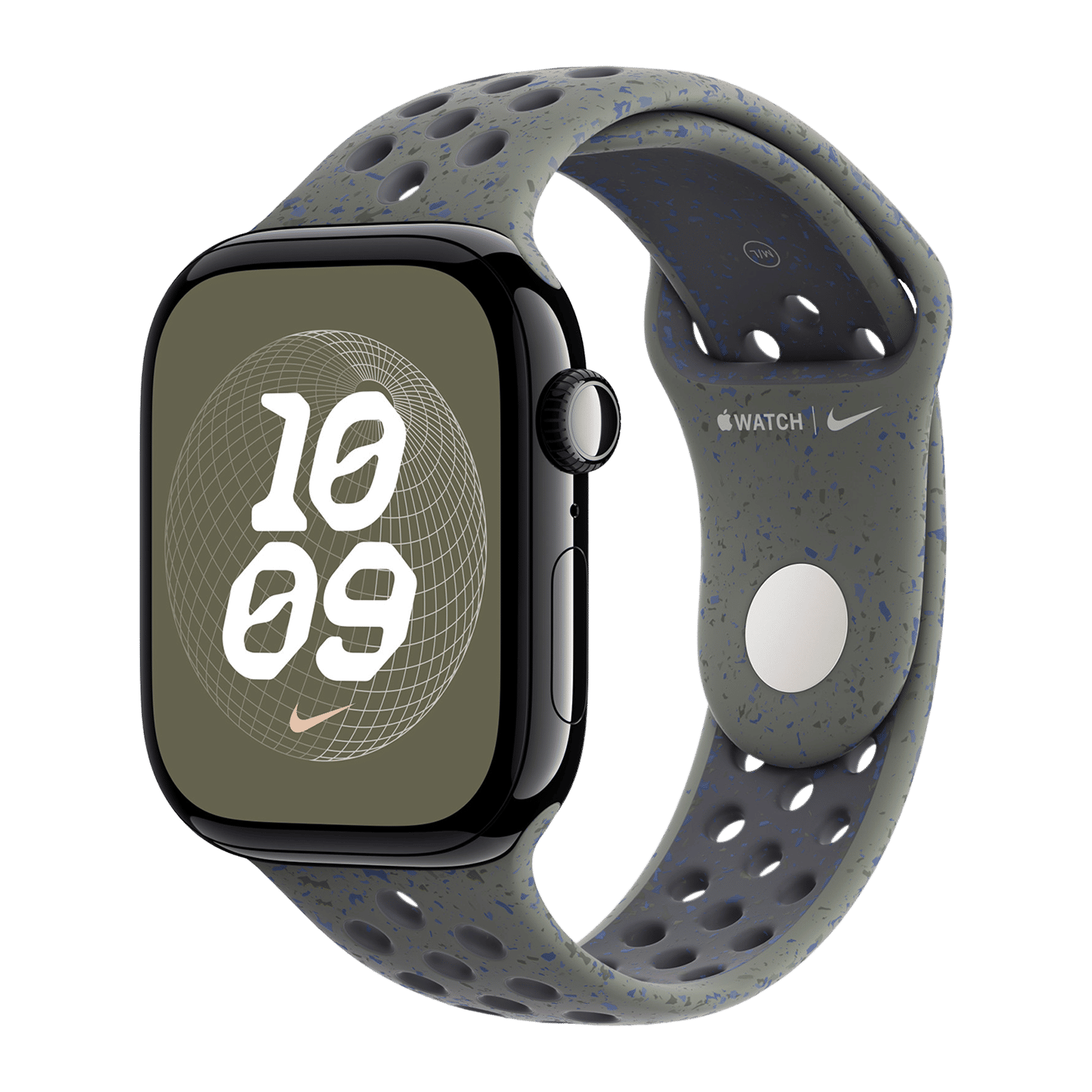 Apple Aluminium & Fluoroelastomer Nike Sport Band for Apple Watch (44mm / 45mm / 46mm / 49mm, M/L) (Durable & Strong, Cargo Khaki) Apple Aluminium & Fluoroelastomer Nike Sport Band for Apple Watch (44mm / 45mm / 46mm / 49mm, M/L) (Durable & Strong, Cargo Khaki)_2