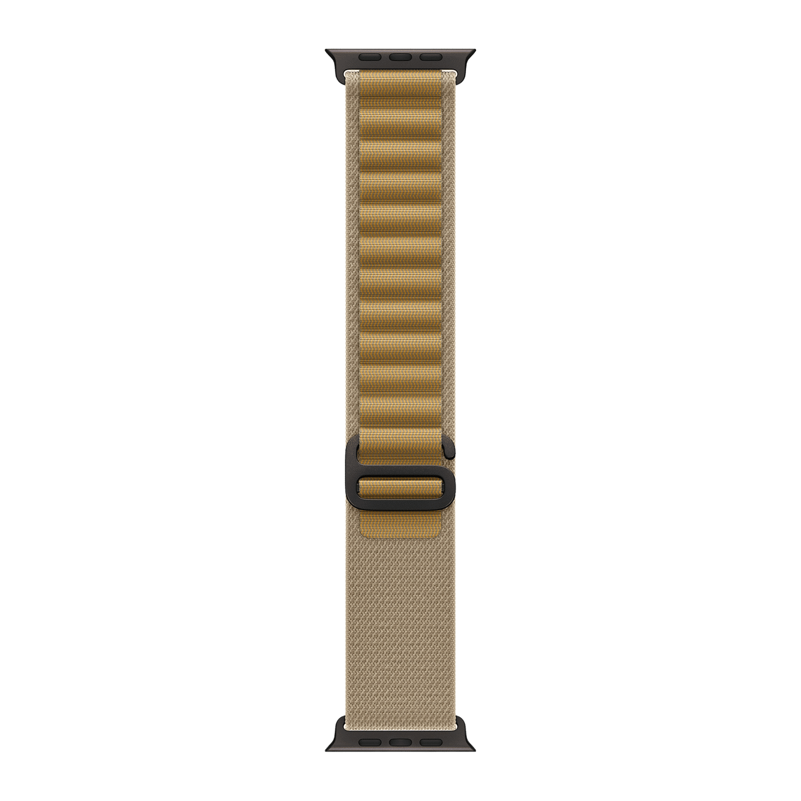 Apple Polyester, Spandex & Black Titanium Alpine Loop for Apple Watch (44mm / 45mm / 46mm / 49mm, Small) (Corrosion Resistant, Tan) Apple Polyester, Spandex & Black Titanium Alpine Loop for Apple Watch (44mm / 45mm / 46mm / 49mm, Small) (Corrosion Resistant, Tan)_1