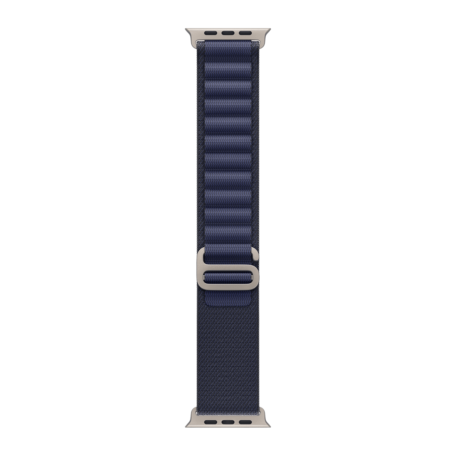 Apple Spandex, Polyester & Natural Titanium Alpine Loop for Apple Watch (44mm / 45mm / 46mm / 49mm, Small) (Corrosion Resistant, Navy) Apple Spandex, Polyester & Natural Titanium Alpine Loop for Apple Watch (44mm / 45mm / 46mm / 49mm, Small) (Corrosion Resistant, Navy)_1