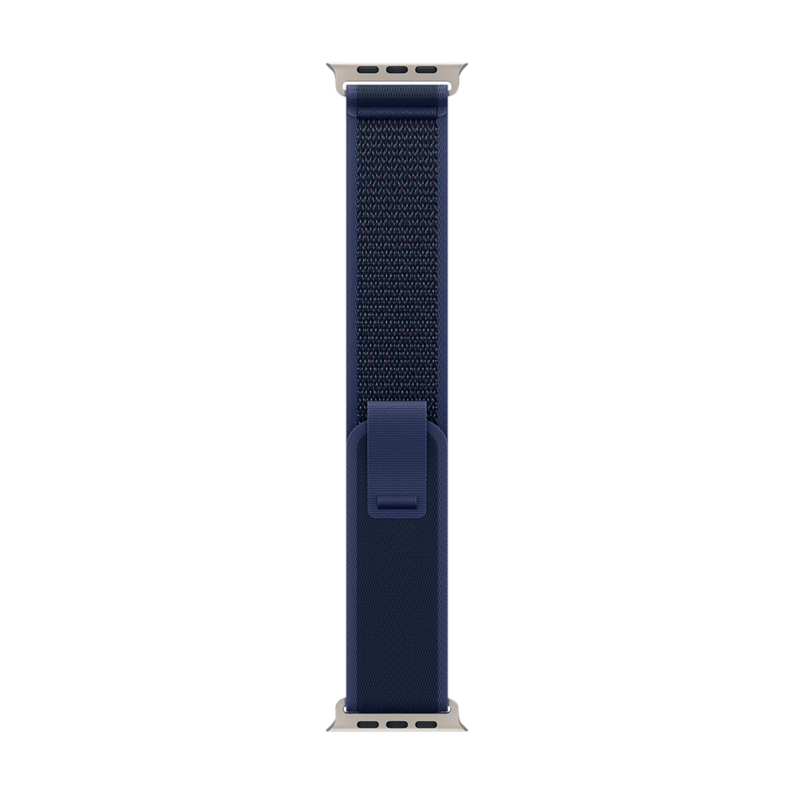 Apple Trail Polyester, Spandex, Nylon & Natural Titanium Trail Loop for Apple Watch (44mm / 45mm / 46mm / 49mm, S/M) (Ultra-Thin, Blue)_1