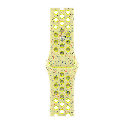 Apple Aluminium & Fluoroelastomer Nike Sport Band for Apple Watch (38mm / 40mm / 41mm / 42mm, S/M) (Durable & Strong, Volt Splash)