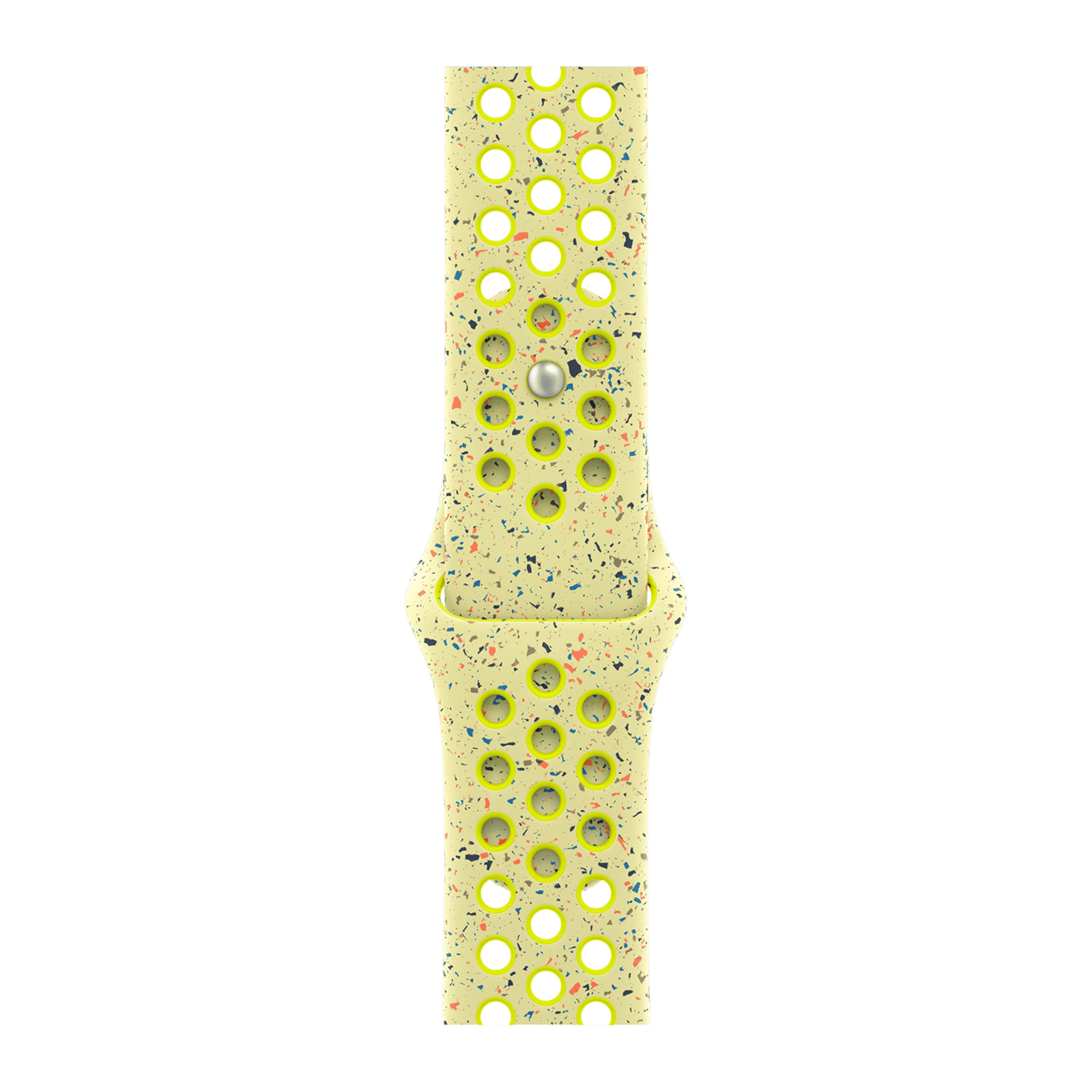 Apple Aluminium & Fluoroelastomer Nike Sport Band for Apple Watch (44mm / 45mm / 46mm / 49mm, S/M) (Durable & Strong, Volt Splash) Apple Aluminium & Fluoroelastomer Nike Sport Band for Apple Watch (44mm / 45mm / 46mm / 49mm, S/M) (Durable & Strong, Volt Splash)_1