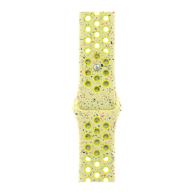 Apple Aluminium & Fluoroelastomer Nike Sport Band for Apple Watch (44mm / 45mm / 46mm / 49mm, S/M) (Durable & Strong, Volt Splash)