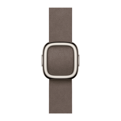 Apple Polyester Modern Buckle for Apple Watch (38mm / 40mm / 41mm / 42mm, Small) (Strength & Stretch Resistance, Dark Taupe)
