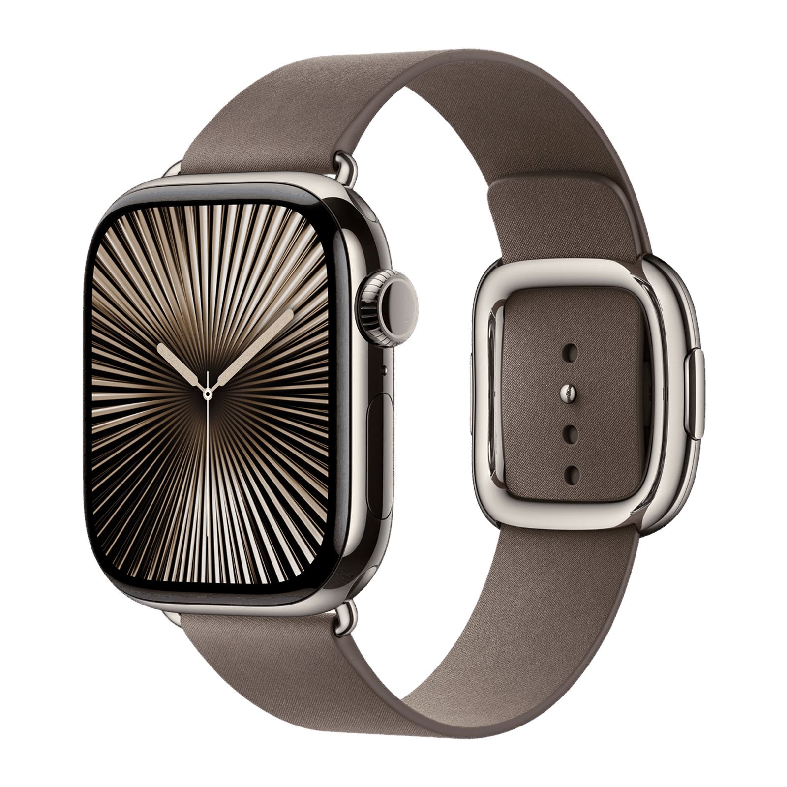 Apple Polyester Modern Buckle for Apple Watch (38mm / 40mm / 41mm / 42mm, Medium) (Strength & Stretch Resistance, Dark Taupe) Apple Polyester Modern Buckle for Apple Watch (38mm / 40mm / 41mm / 42mm, Medium) (Strength & Stretch Resistance, Dark Taupe)_2
