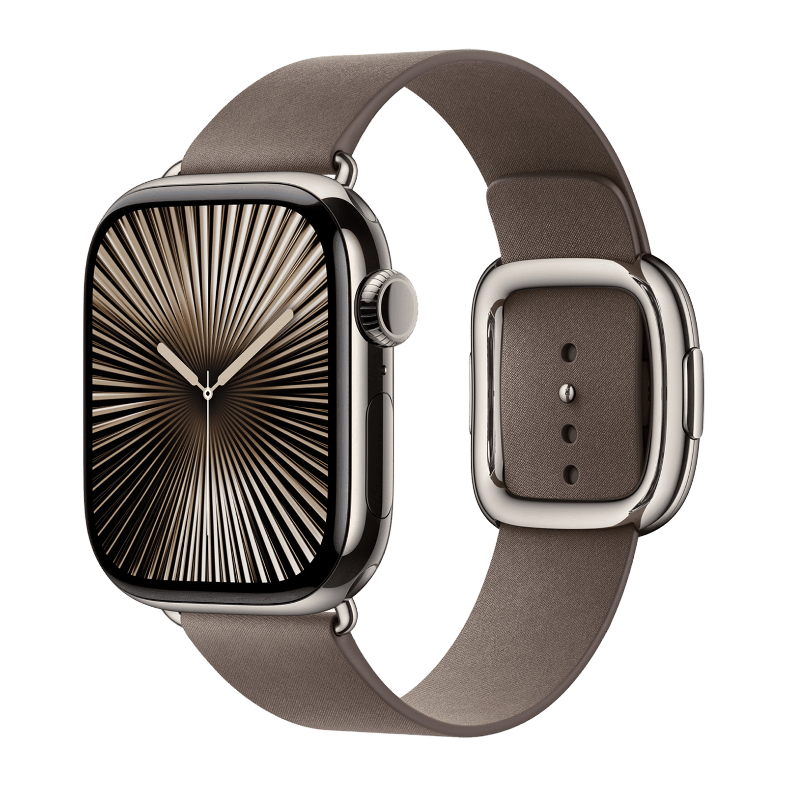 Apple Polyester Modern Buckle for Apple Watch (38mm / 40mm / 41mm / 42mm, Large) (Strength & Stretch Resistance, Dark Taupe) Apple Polyester Modern Buckle for Apple Watch (38mm / 40mm / 41mm / 42mm, Large) (Strength & Stretch Resistance, Dark Taupe)_2