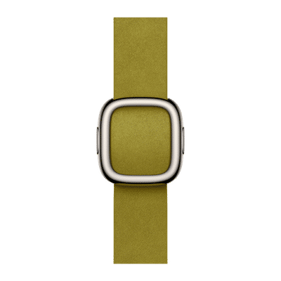 Apple Polyester Modern Buckle for Apple Watch (38mm / 40mm / 41mm / 42mm, Medium) (Strength & Stretch Resistance, Chartreuse)