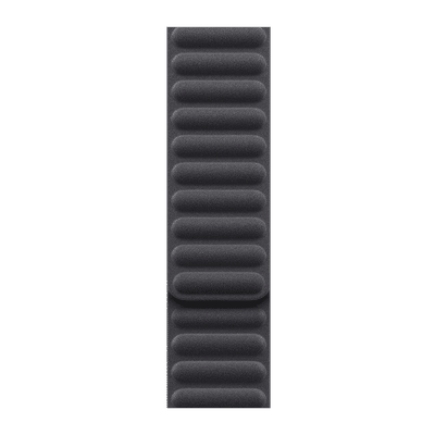 Apple Polyester & FineWoven Magnetic Link for Apple Watch (38mm / 40mm / 41mm / 42mm, M/L) (Security & Comfort, Black)