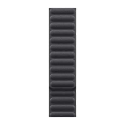 Apple Polyester & FineWoven Magnetic Link for Apple Watch (44mm / 45mm / 46mm / 49mm, S/M) (Security & Comfort, Black)