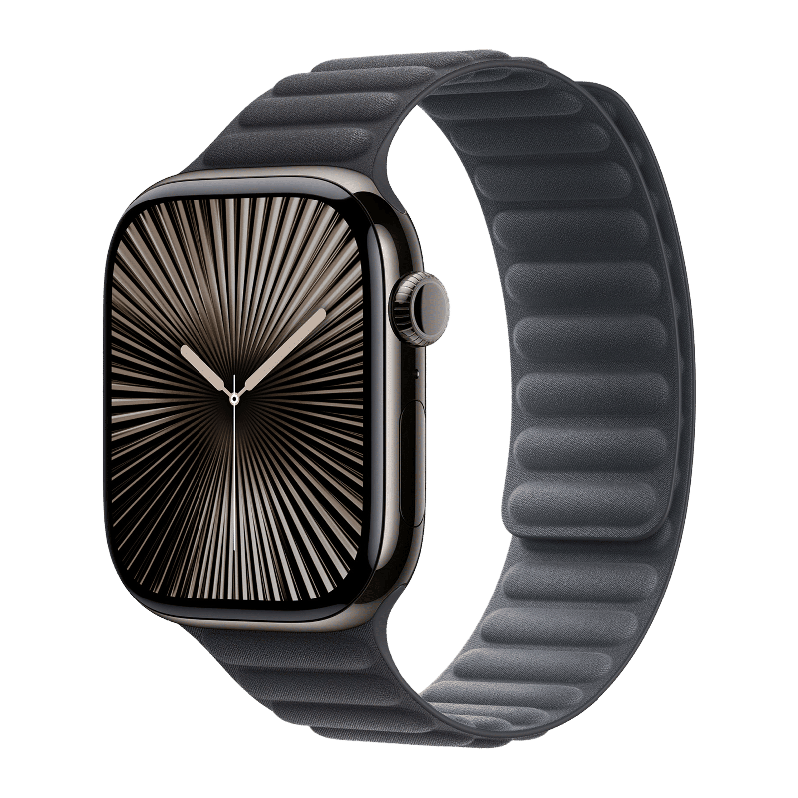 Apple Polyester & FineWoven Magnetic Link for Apple Watch (44mm / 45mm / 46mm / 49mm, S/M) (Security & Comfort, Black) Apple Polyester & FineWoven Magnetic Link for Apple Watch (44mm / 45mm / 46mm / 49mm, S/M) (Security & Comfort, Black)_2