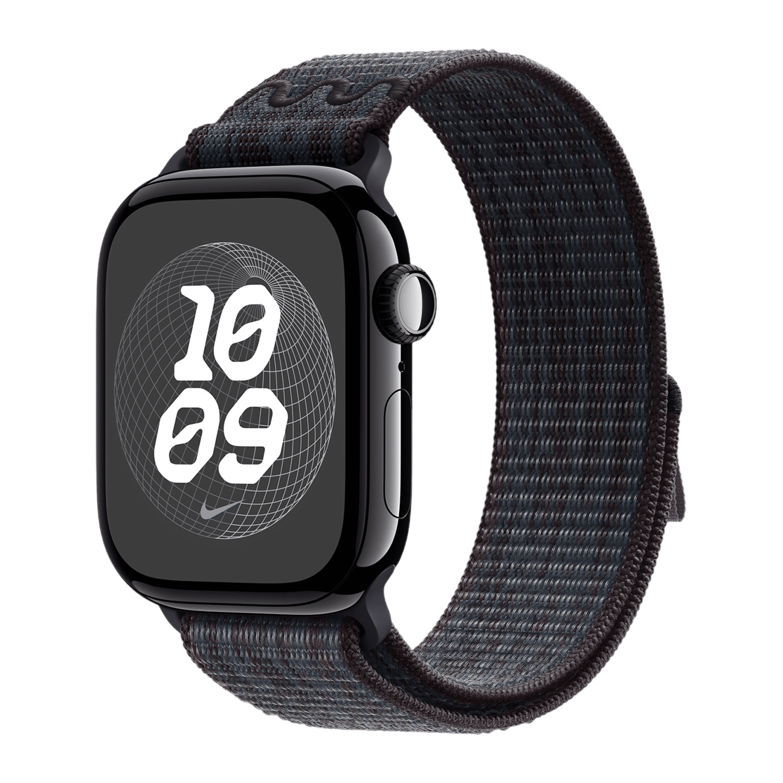 Apple Woven Nylon Nike Sport Loop for Apple Watch (38mm / 40mm / 41mm / 42mm) (Hook-and-Loop Fastener, Black & Blue) Apple Woven Nylon Nike Sport Loop for Apple Watch (38mm / 40mm / 41mm / 42mm) (Hook-and-Loop Fastener, Black & Blue)_2