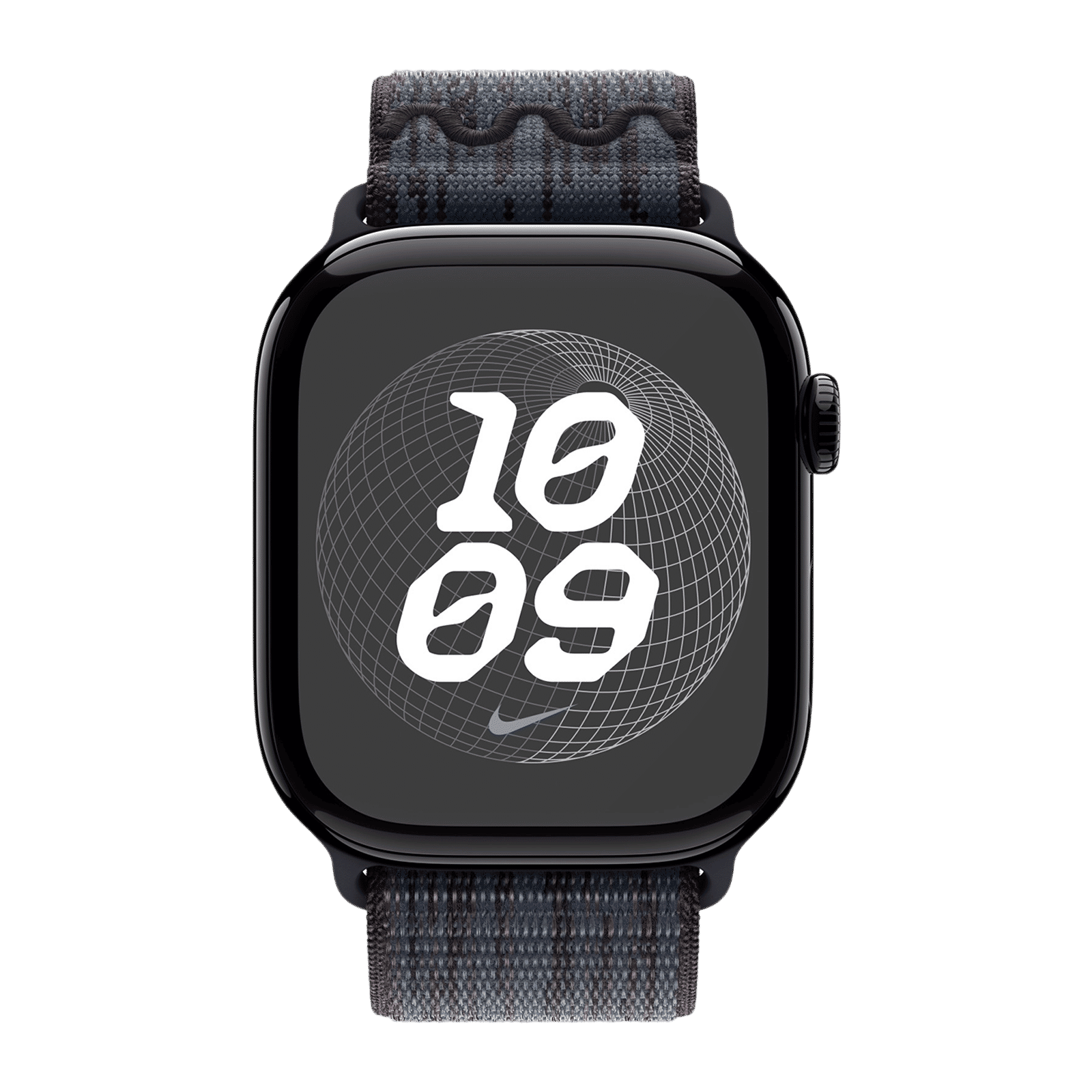 Apple Woven Nylon Nike Sport Loop for Apple Watch (44mm / 45mm / 46mm / 49mm) (Hook-and-Loop Fastener, Black & Blue) Apple Woven Nylon Nike Sport Loop for Apple Watch (44mm / 45mm / 46mm / 49mm) (Hook-and-Loop Fastener, Black & Blue)_3
