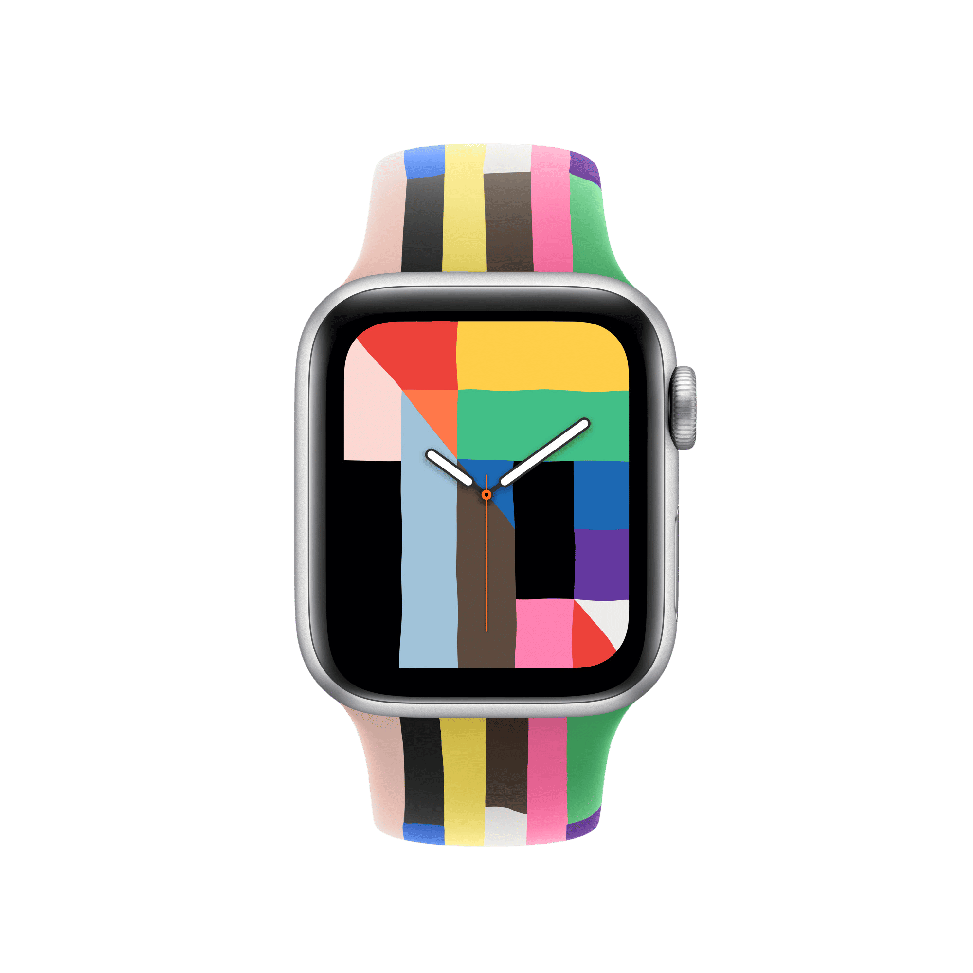 Apple Fluoroelastomer Sport Band for Apple (38mm / 40mm / 41mm, M / L) (Pin-and-tuck Closure, Pride Edition)_3