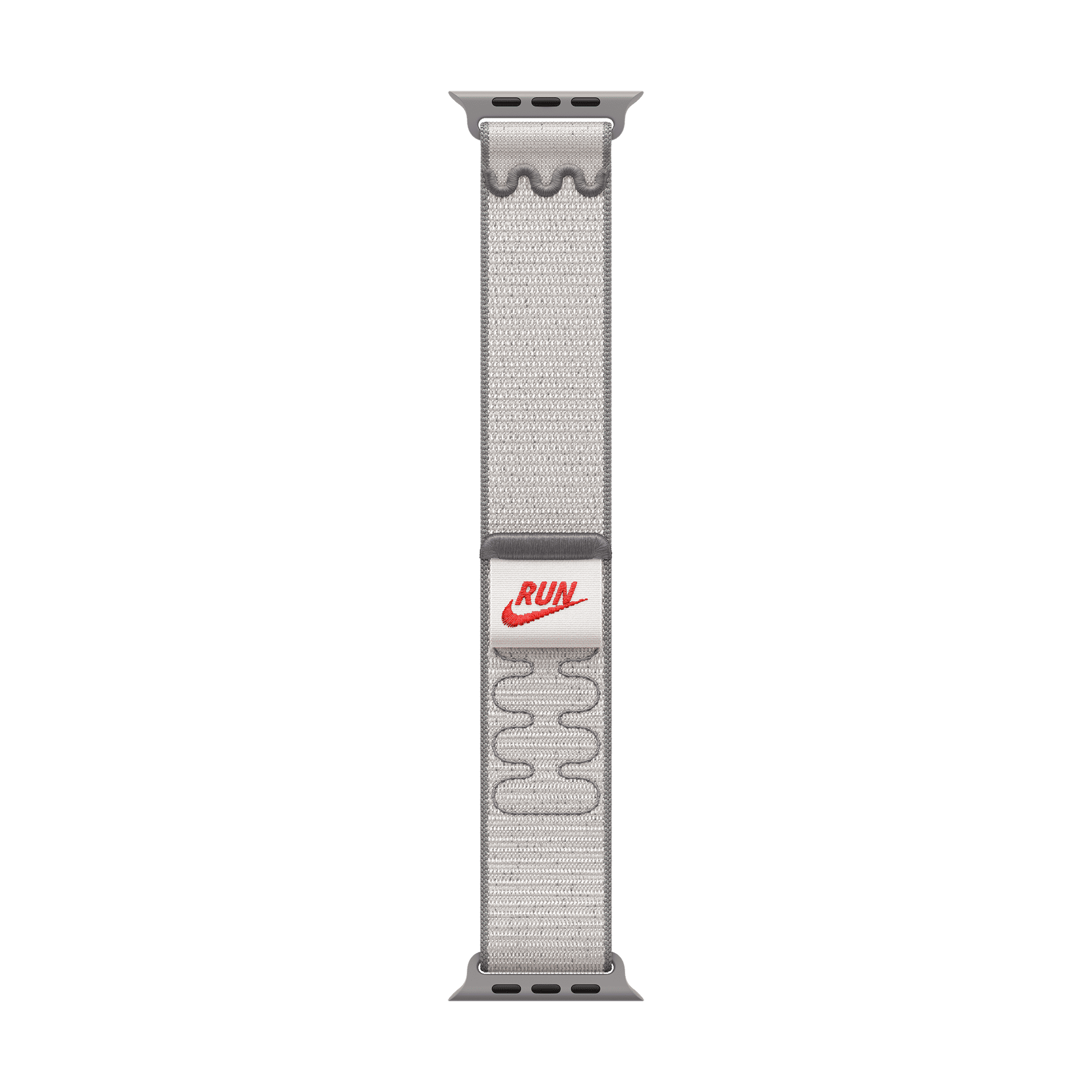 Apple Polyester, Spandex & Nylon Nike Sport Loop for Apple (44mm / 45mm / 46mm / 49mm) (Hook & Loop Fastener, Veiled Grey) Apple Polyester, Spandex & Nylon Nike Sport Loop for Apple (44mm / 45mm / 46mm / 49mm) (Hook & Loop Fastener, Veiled Grey)_2