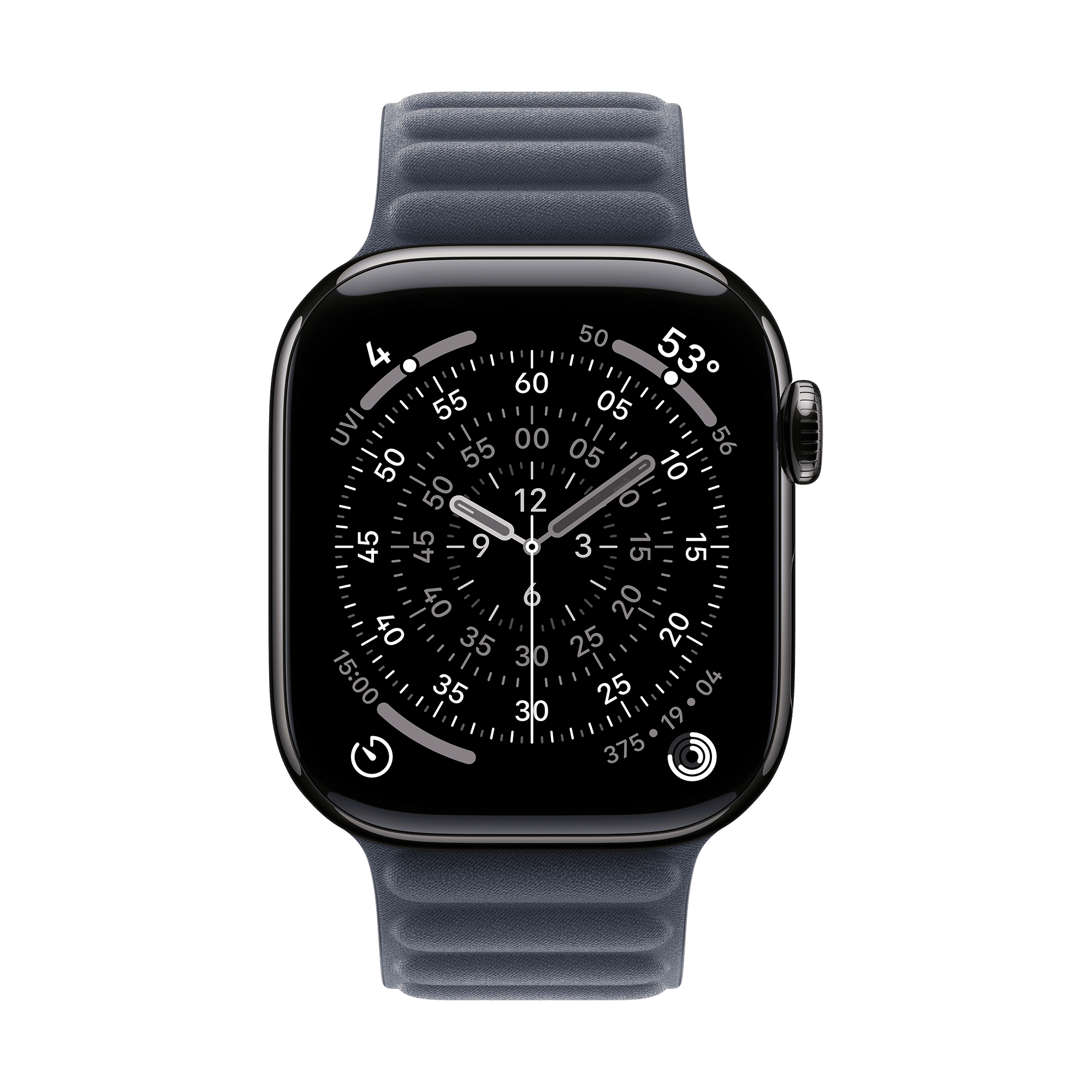 Apple Polyester Magnetic Link for Apple (38mm / 40mm / 41mm / 42mm, S/M) (Secure & Comfortable, Navy)_3