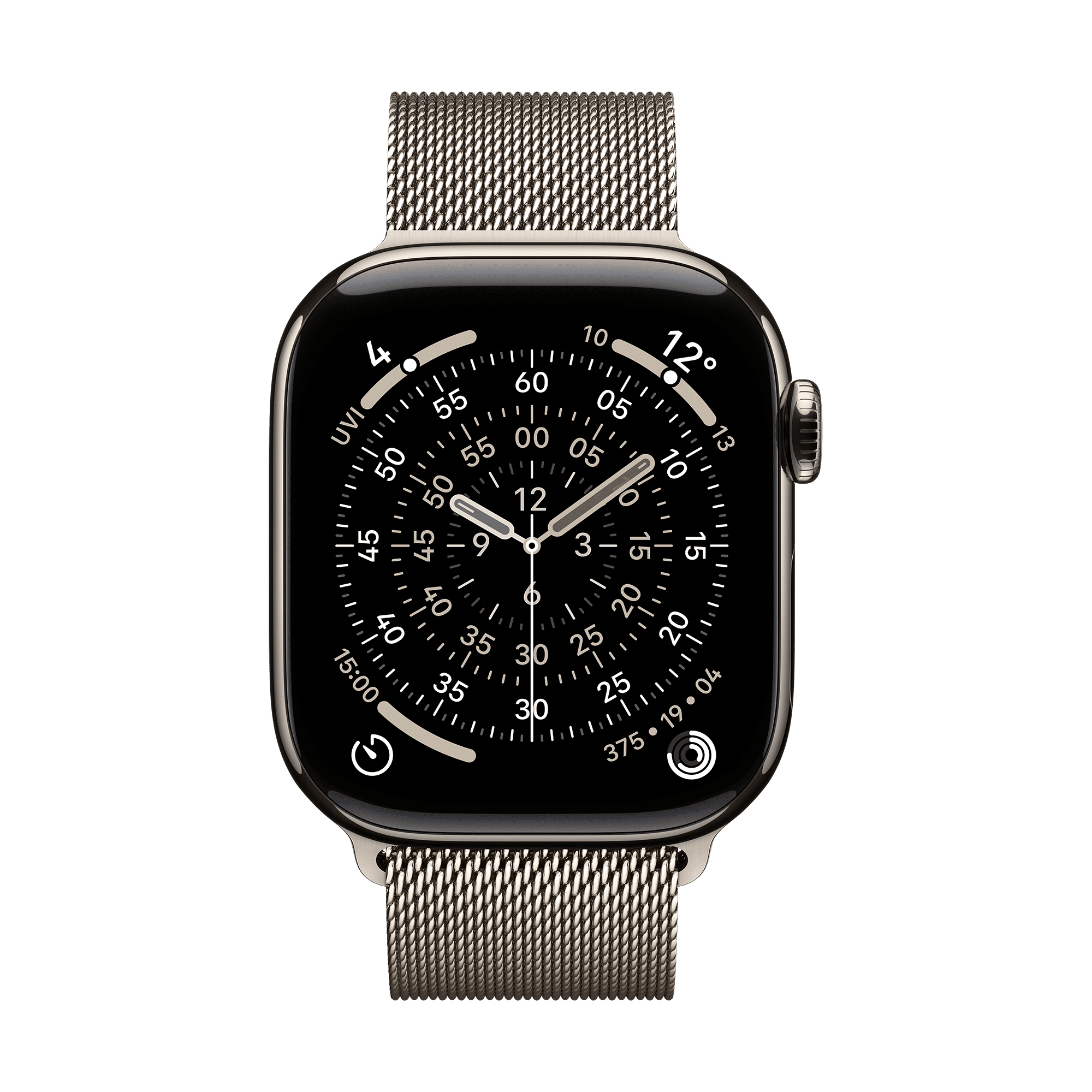 Apple Stainless Steel Milanese Loop for Apple (38mm / 40mm / 41mm / 42mm) (Physical Vapour Deposition Layer, Natural) Apple Stainless Steel Milanese Loop for Apple (38mm / 40mm / 41mm / 42mm) (Physical Vapour Deposition Layer, Natural)_3