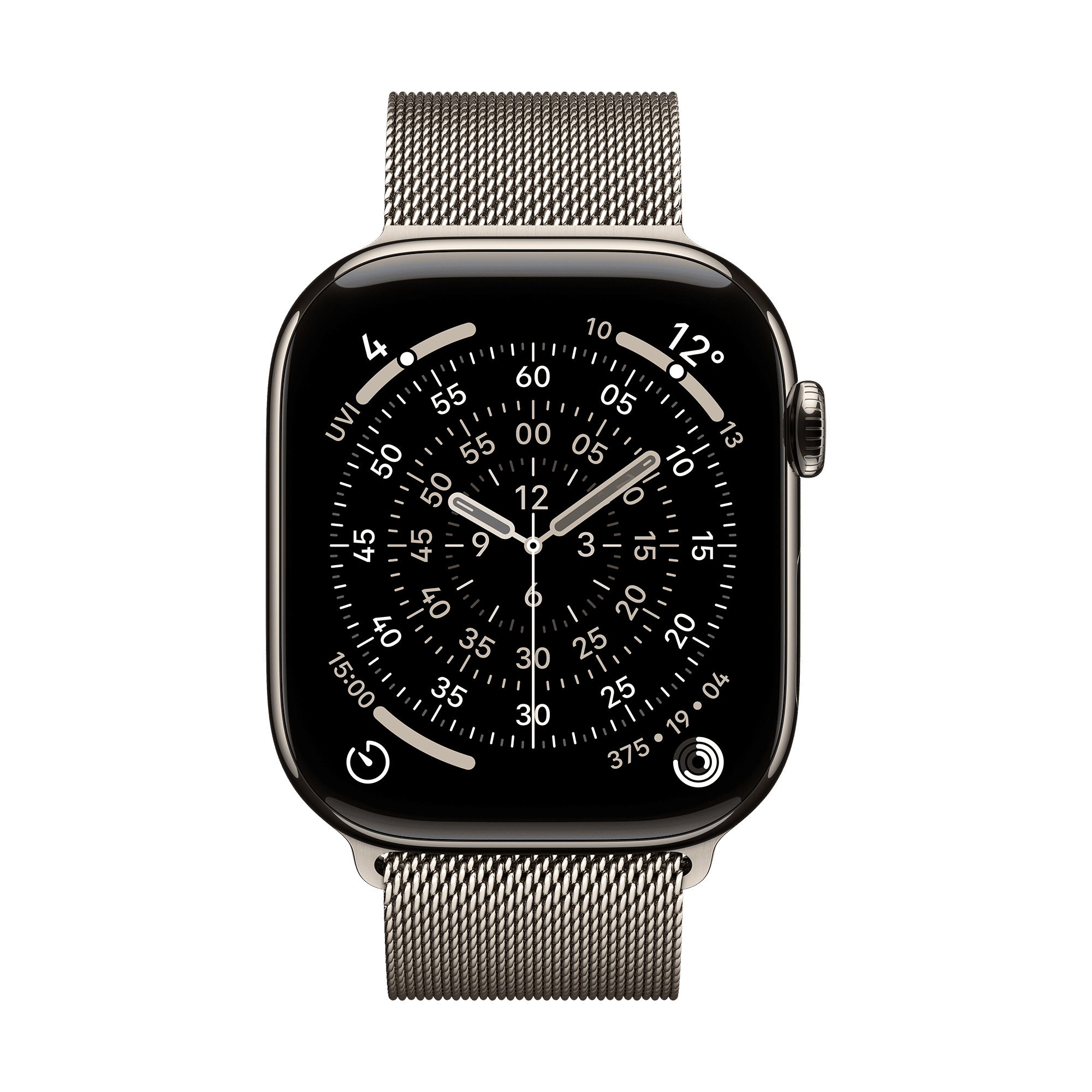 Apple Stainless Steel Milanese Loop for Apple (44mm / 45mm / 46mm / 49mm, M/L) (Physical Vapour Deposition Layer, Natural) Apple Stainless Steel Milanese Loop for Apple (44mm / 45mm / 46mm / 49mm, M/L) (Physical Vapour Deposition Layer, Natural)_3