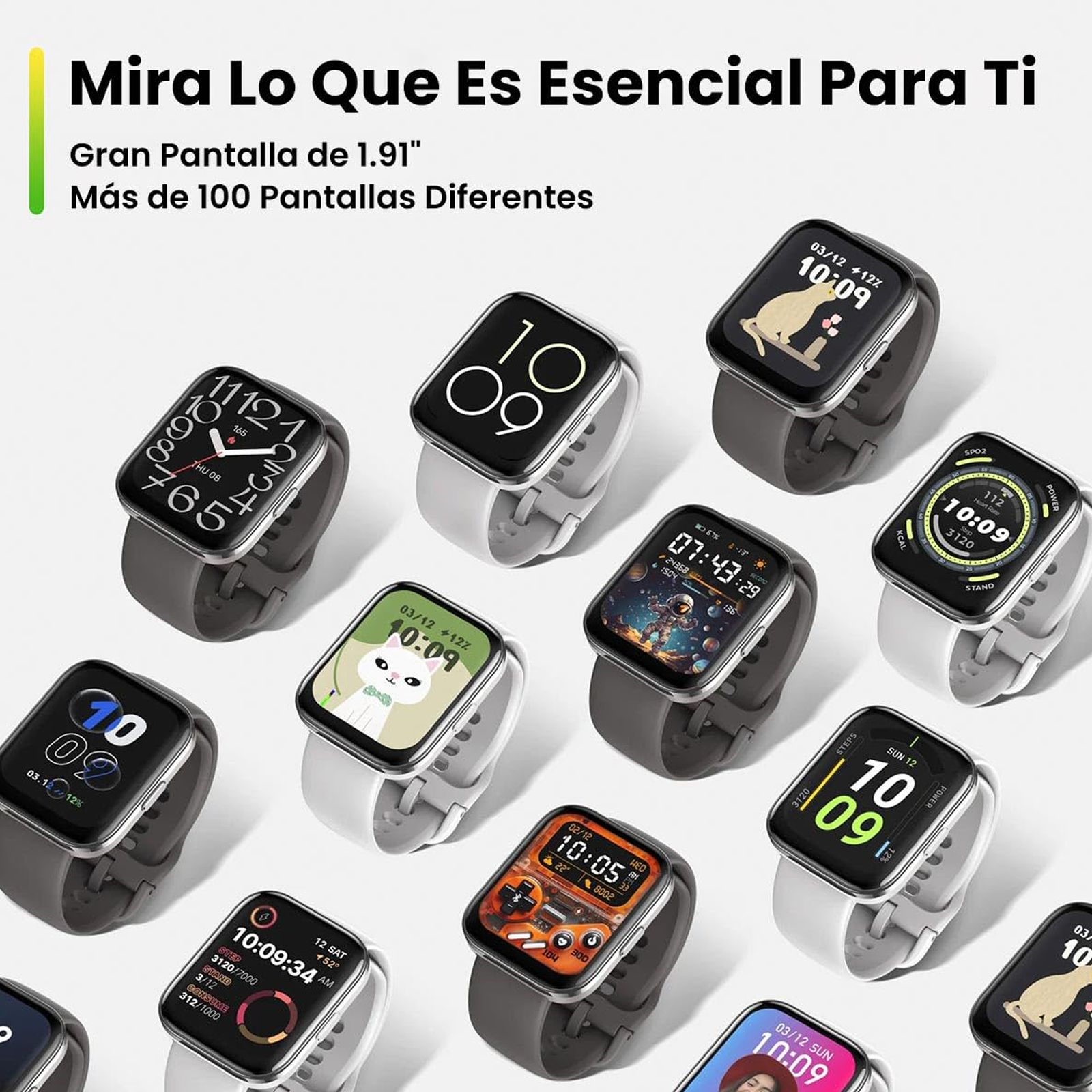 amazfit Bip 5 Unity Smartwatch with Bluetooth Calling (48.5mm TFT HD Display, IP68 Water Resistant, Grey Strap)_3