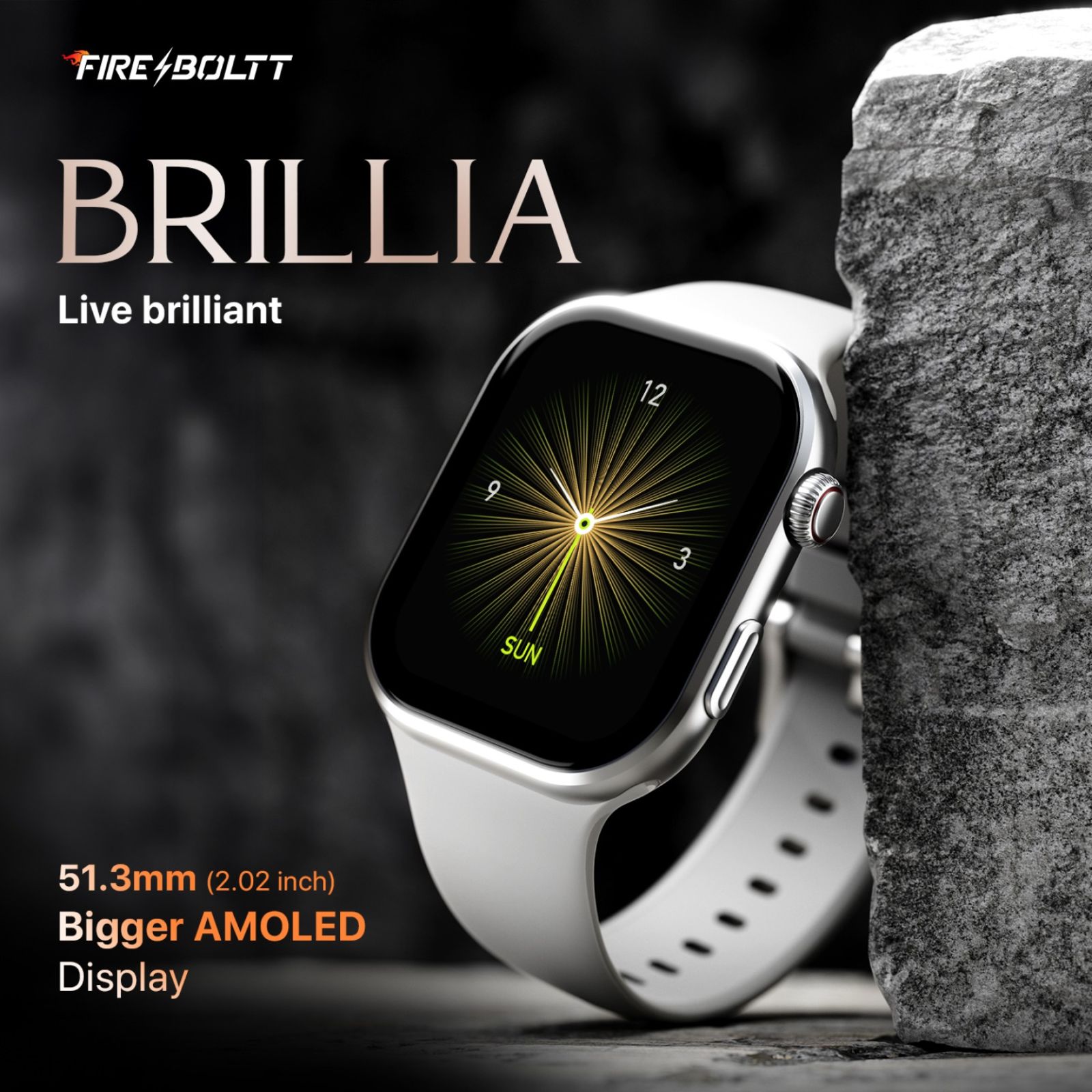 FIRE-BOLTT Brillia Smartwatch with Bluetooth Calling (51.30mm AMOLED Display, IP67 Water Resistant, Silver Strap) FIRE-BOLTT Brillia Smartwatch with Bluetooth Calling (51.30mm AMOLED Display, IP67 Water Resistant, Silver Strap)_10