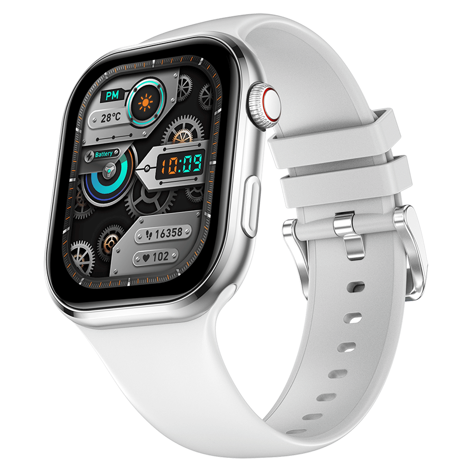 FIRE-BOLTT Brillia Smartwatch with Bluetooth Calling (51.30mm AMOLED Display, IP67 Water Resistant, Silver Strap) FIRE-BOLTT Brillia Smartwatch with Bluetooth Calling (51.30mm AMOLED Display, IP67 Water Resistant, Silver Strap)_3