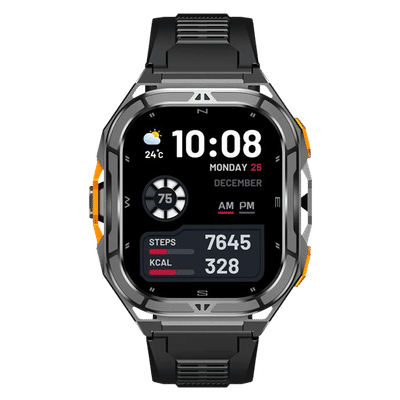 Croma Velocity X2 Smartwatch with Dual Band
                      GPS (49.7mm AMOLED Display, 50M Water Resistant,
                      Black Strap)