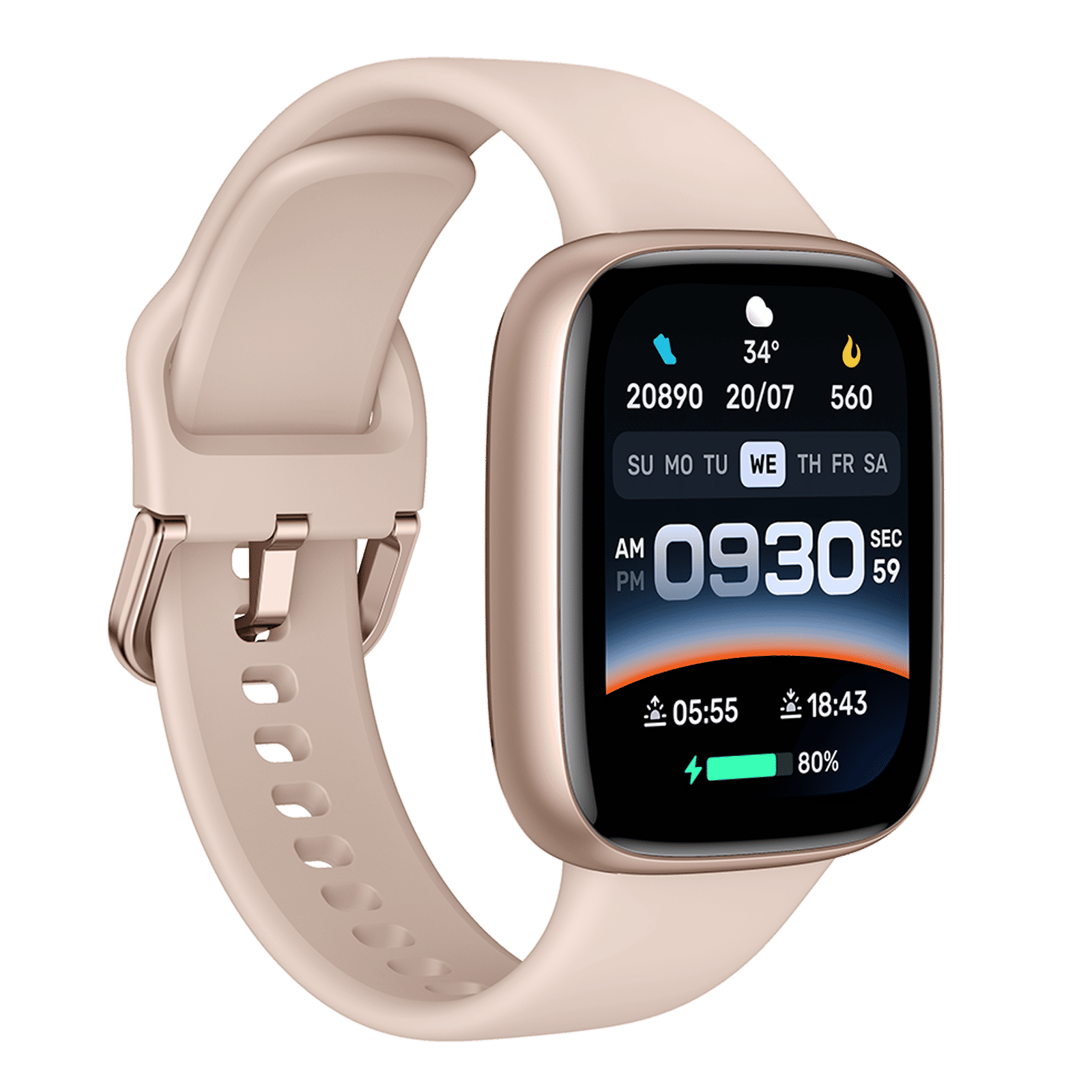Croma Velocity S1 Smartwatch with Bluetooth Calling (47mm AMOLED Display, IP68 Water Resistant, Pink Strap) Croma Velocity S1 Smartwatch with Bluetooth Calling (47mm AMOLED Display, IP68 Water Resistant, Pink Strap)_5