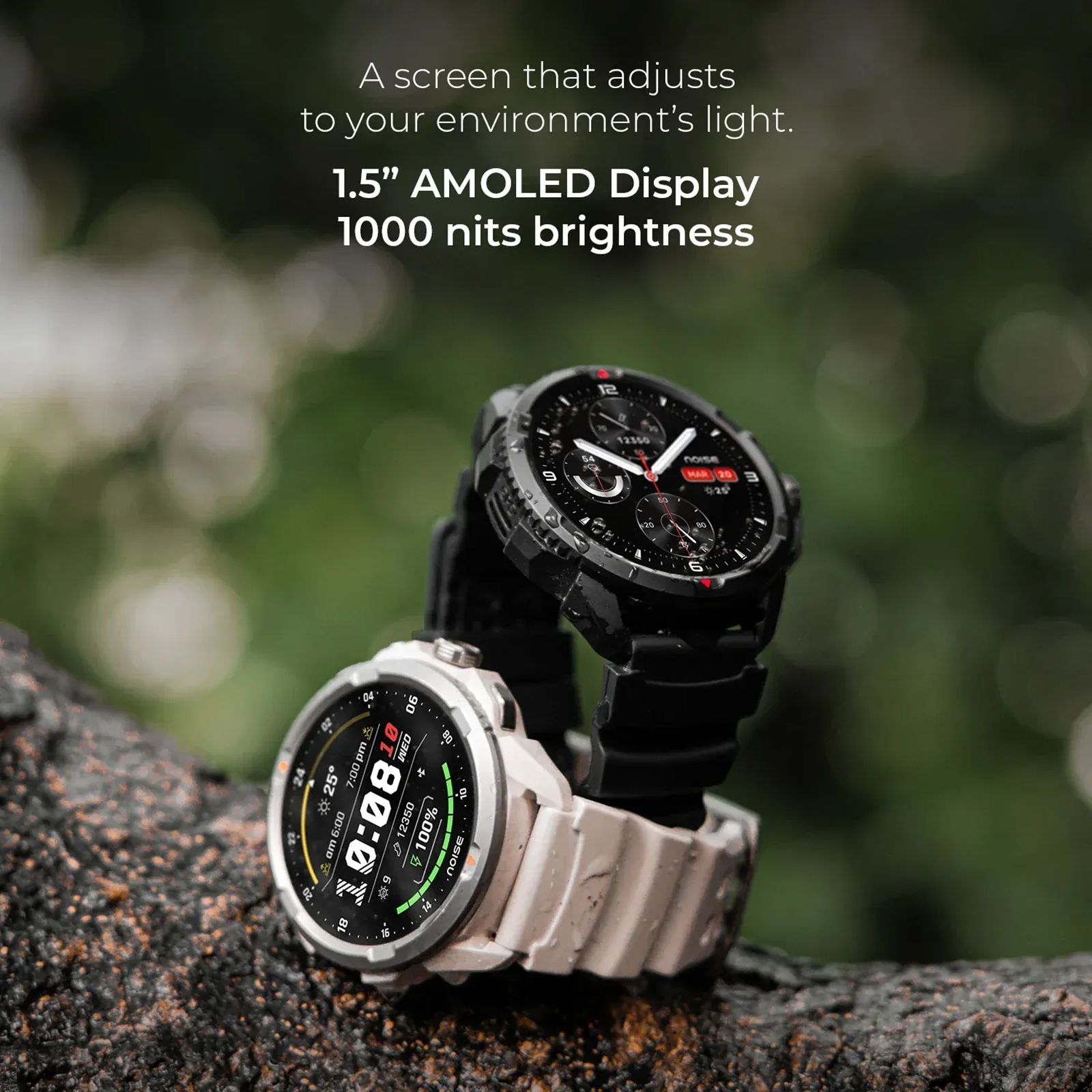 noise NoiseFit Endeavour Pro Smartwatch with Bluetooth Calling (38.1mm AMOLED Display, 5ATM Water Resistant, Carbon Black) noise NoiseFit Endeavour Pro Smartwatch with Bluetooth Calling (38.1mm AMOLED Display, 5ATM Water Resistant, Carbon Black)_8