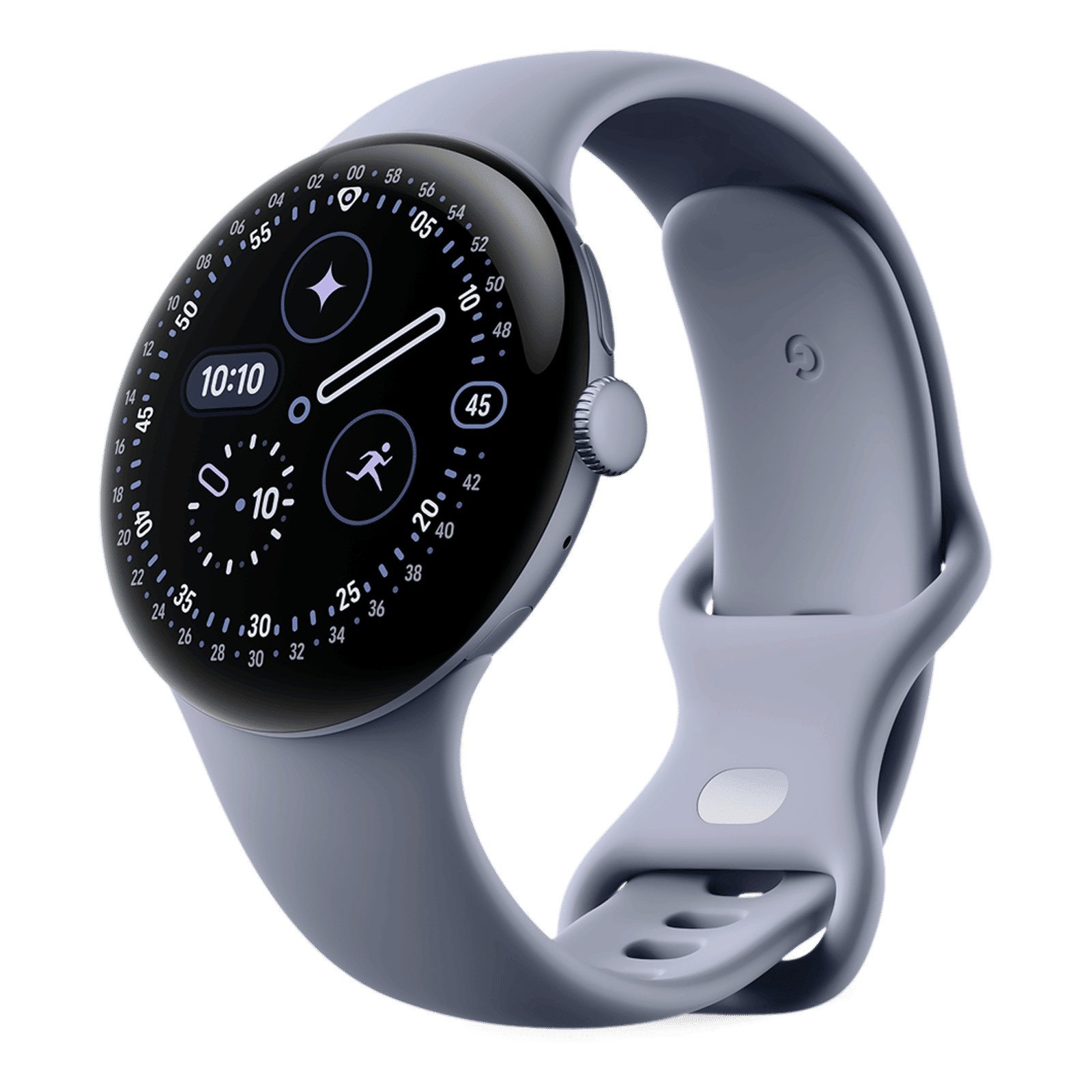Google Pixel Watch 4 Wi-Fi+Bluetooth Wear OS 6.0 Smartwatch (45mm AMOLED LTPO Display, Qualcomm Snapdragon W5 Gen 2 Cortex-M55, Health Tracking Insights, Moonstone Active Band)_4
