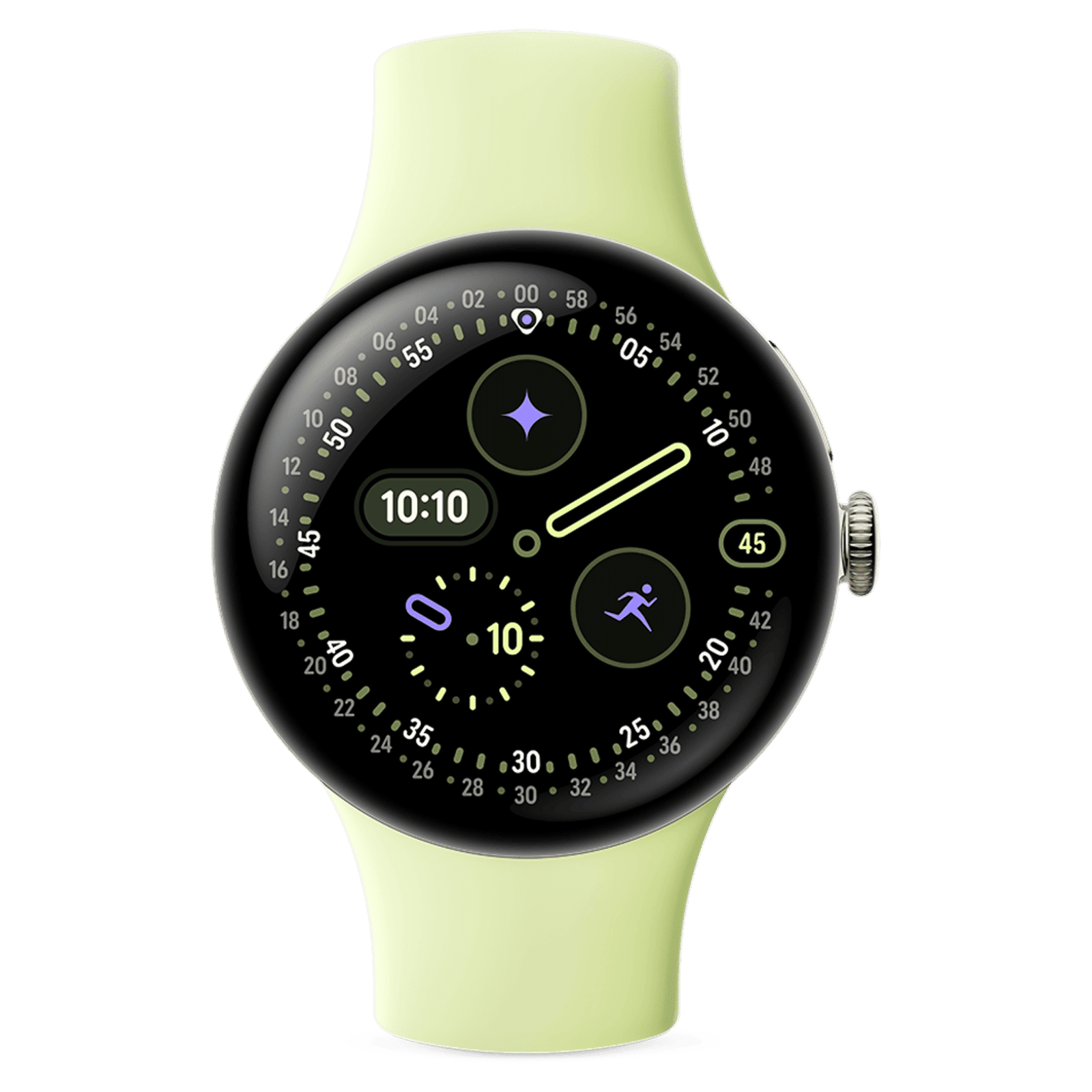 Google Pixel Watch 4 Wi-Fi+Bluetooth Wear OS 6.0 Smartwatch (41mm AMOLED LTPO Display, Qualcomm Snapdragon W5 Gen 2 Cortex-M55, Health Tracking Insights, Lemongrass Active Strap) Google Pixel Watch 4 Wi-Fi+Bluetooth Wear OS 6.0 Smartwatch (41mm AMOLED LTPO Display, Qualcomm Snapdragon W5 Gen 2 Cortex-M55, Health Tracking Insights, Lemongrass Active Strap)_1
