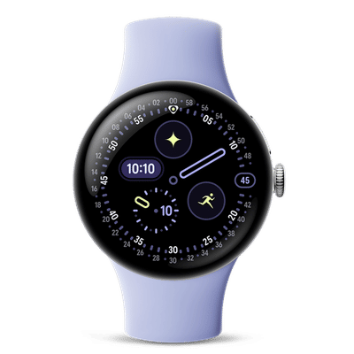 Google Pixel Watch 4 Wi-Fi+Bluetooth Wear OS 6.0 Smartwatch (41mm AMOLED LTPO Display, Qualcomm Snapdragon W5 Gen 2 Cortex-M55, Health Tracking Insights, Iris Active Band)