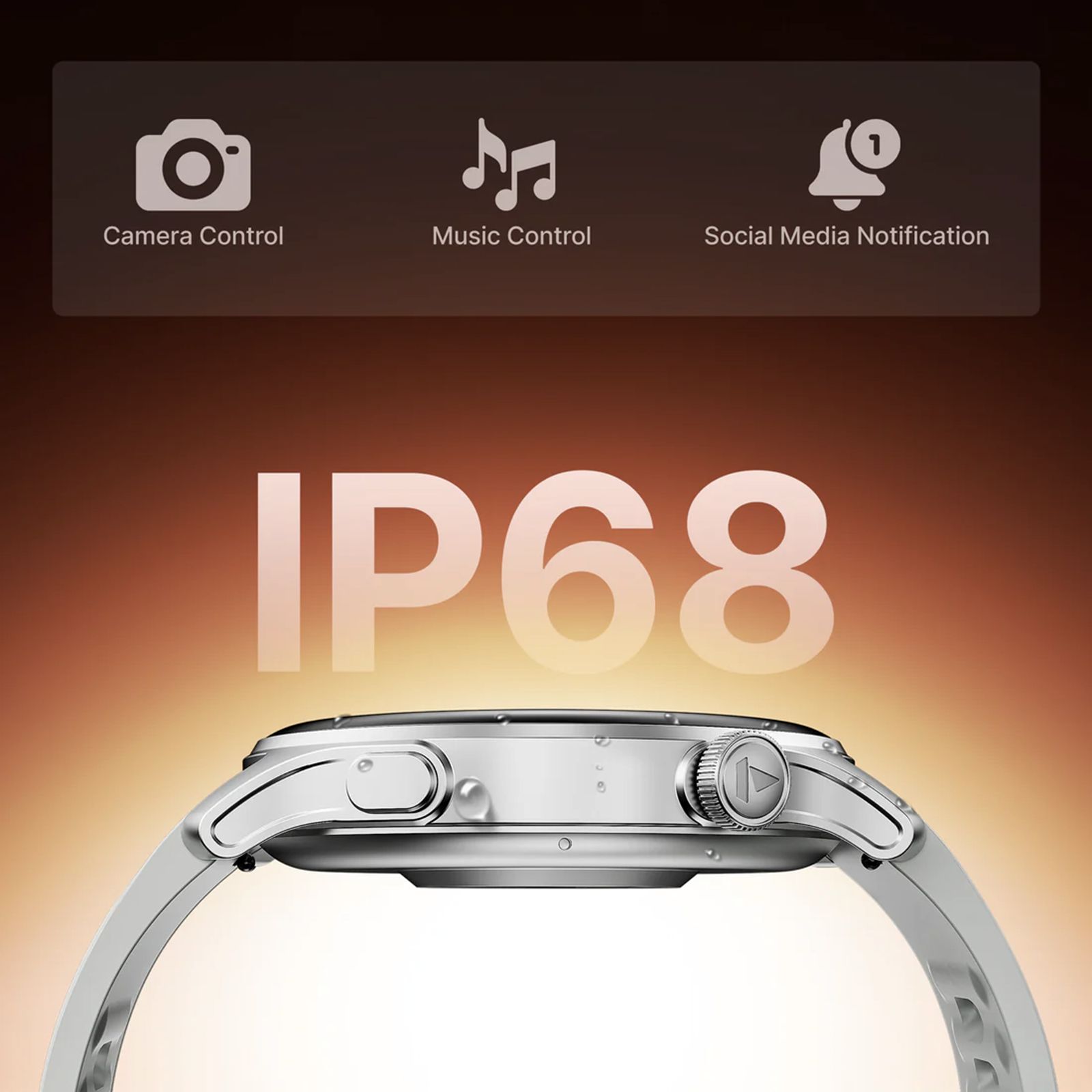 boAt Ultima Summit Smartwatch with Bluetooth Calling (36.32mm AMOLED Display, IP68 Water Resistant, Silver Mist Strap)_5