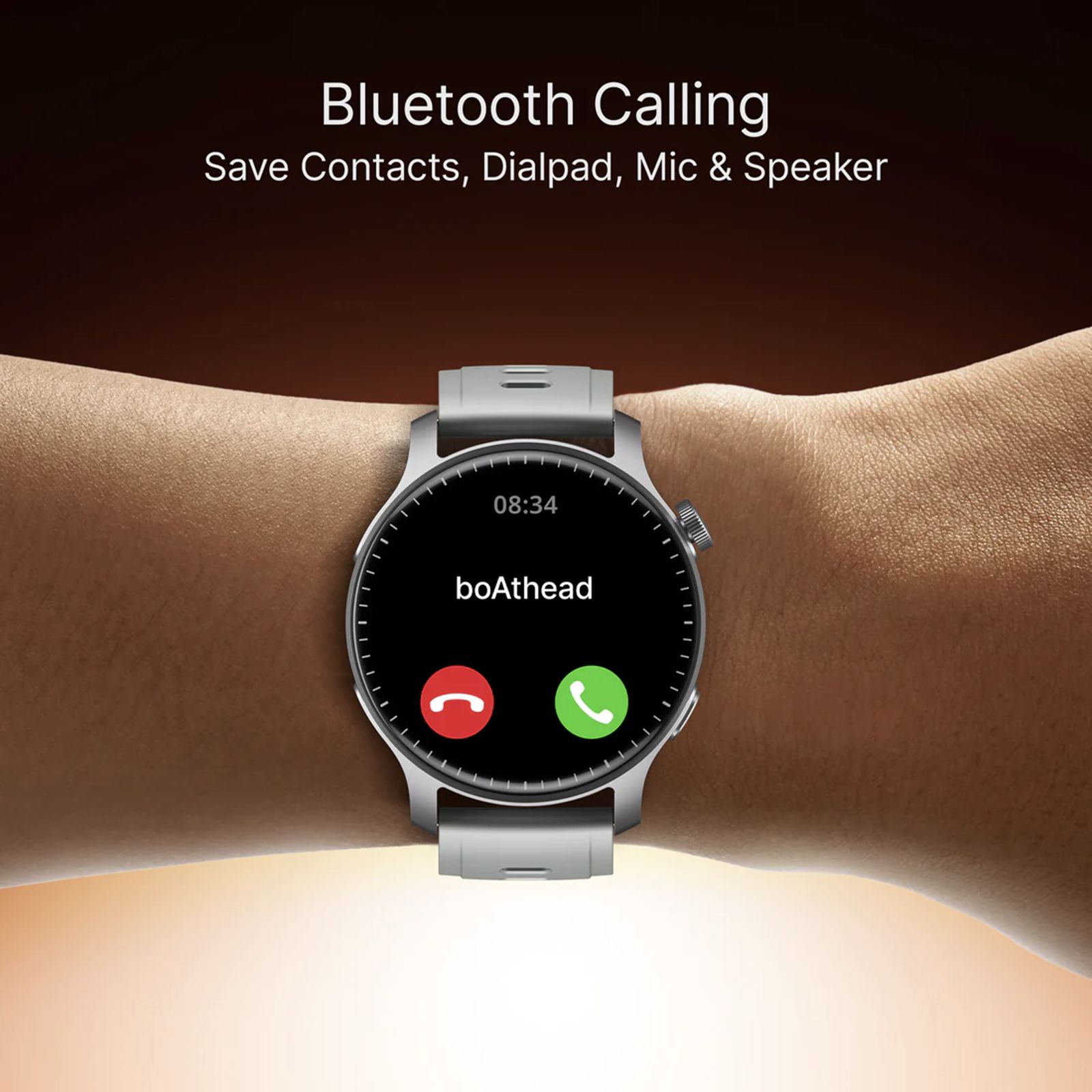 boAt Ultima Summit Smartwatch with Bluetooth Calling (36.32mm AMOLED Display, IP68 Water Resistant, Silver Mist Strap)_7
