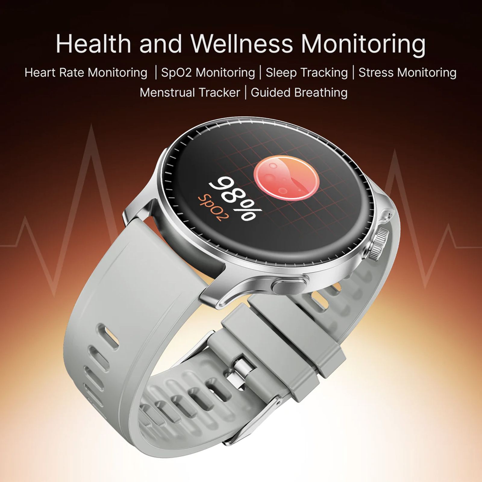 boAt Ultima Summit Smartwatch with Bluetooth Calling (36.32mm AMOLED Display, IP68 Water Resistant, Silver Mist Strap)_9