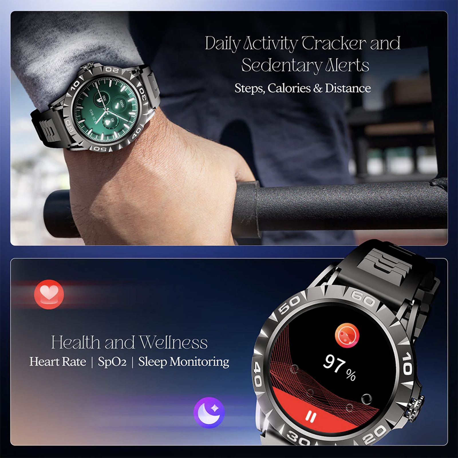 boAt Enigma Orion Smartwatch with Bluetooth Calling (35.3mm HD Display, IP67 Water Resistant, Active Black Strap)_8