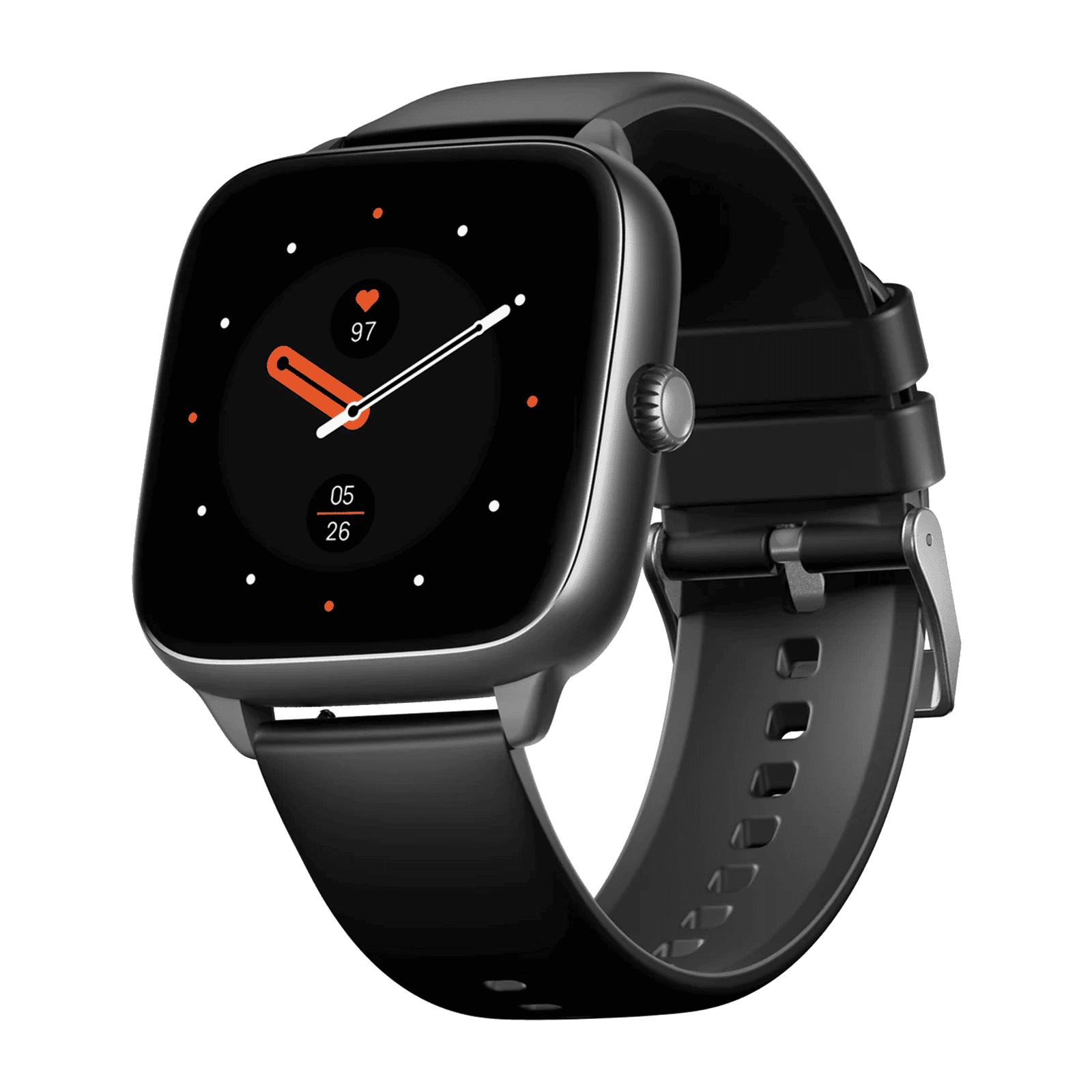 boAt Storm Verge Smartwatch with Bluetooth Calling (43.7mm Ultra HD Display, IP68 Dust, Sweat & Splash Resistance, Active Black Strap) boAt Storm Verge Smartwatch with Bluetooth Calling (43.7mm Ultra HD Display, IP68 Dust, Sweat & Splash Resistance, Active Black Strap)_1