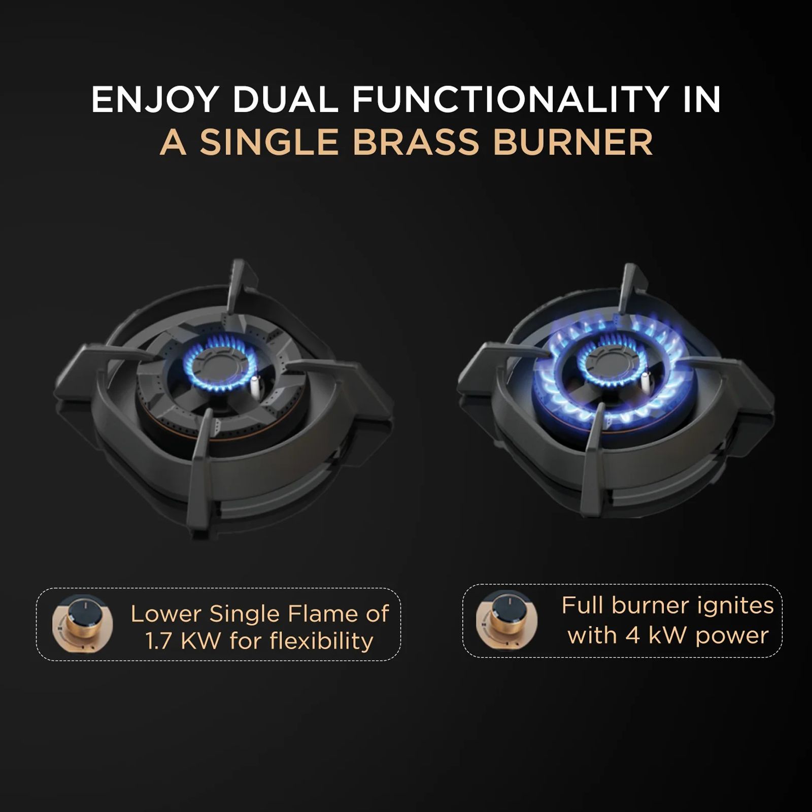 FABER Utopia Pro HT 704 BR CI Toughened Glass Top 4 Burner Automatic Hob (Flame Failure Device, Black) FABER Utopia Pro HT 704 BR CI Toughened Glass Top 4 Burner Automatic Hob (Flame Failure Device, Black)_9