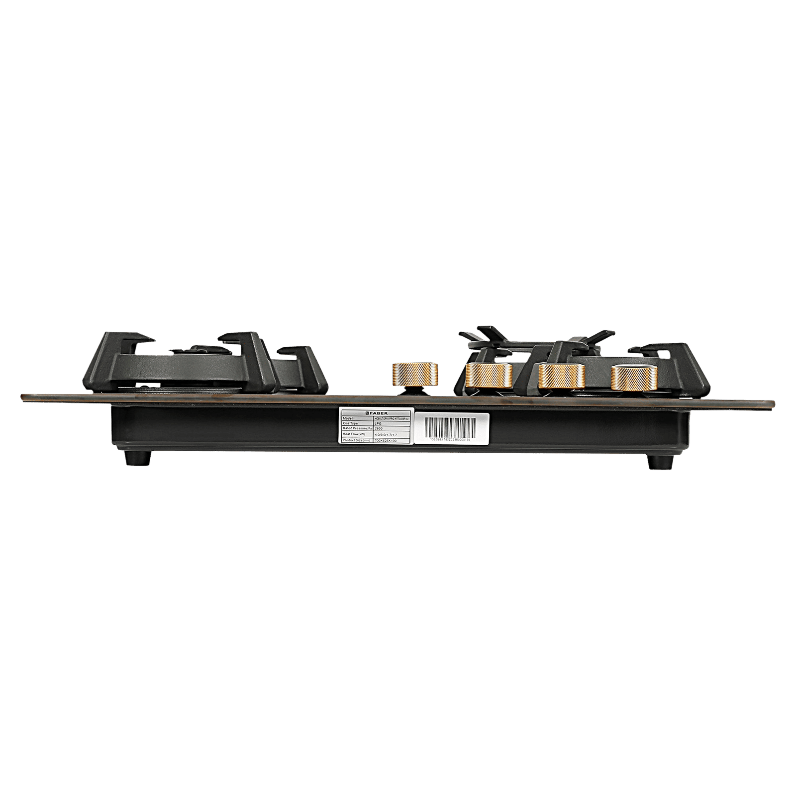 FABER Utopia Pro HT 704 BR CI Toughened Glass Top 4 Burner Automatic Hob (Flame Failure Device, Black) FABER Utopia Pro HT 704 BR CI Toughened Glass Top 4 Burner Automatic Hob (Flame Failure Device, Black)_13