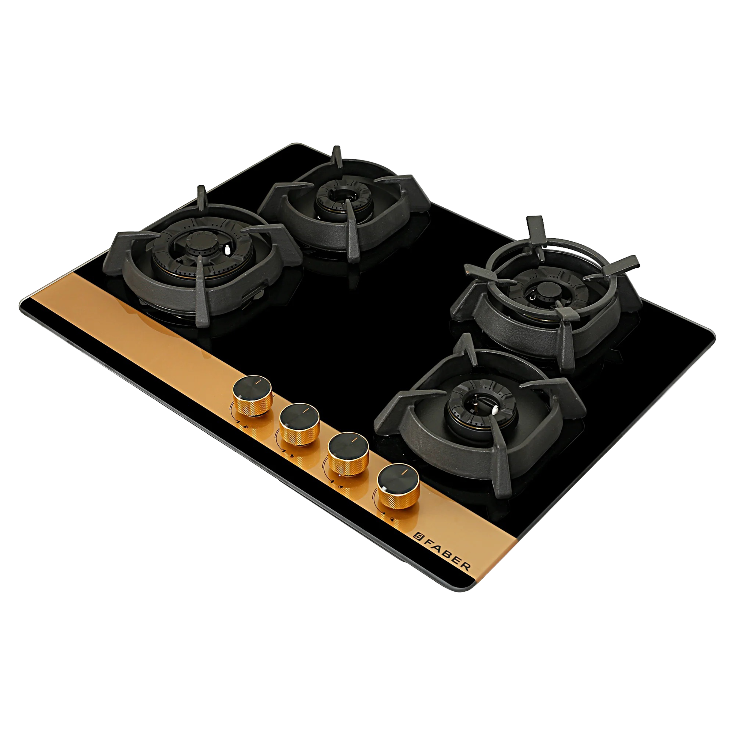 FABER Utopia Pro HT 704 BR CI Toughened Glass Top 4 Burner Automatic Hob (Flame Failure Device, Black) FABER Utopia Pro HT 704 BR CI Toughened Glass Top 4 Burner Automatic Hob (Flame Failure Device, Black)_6
