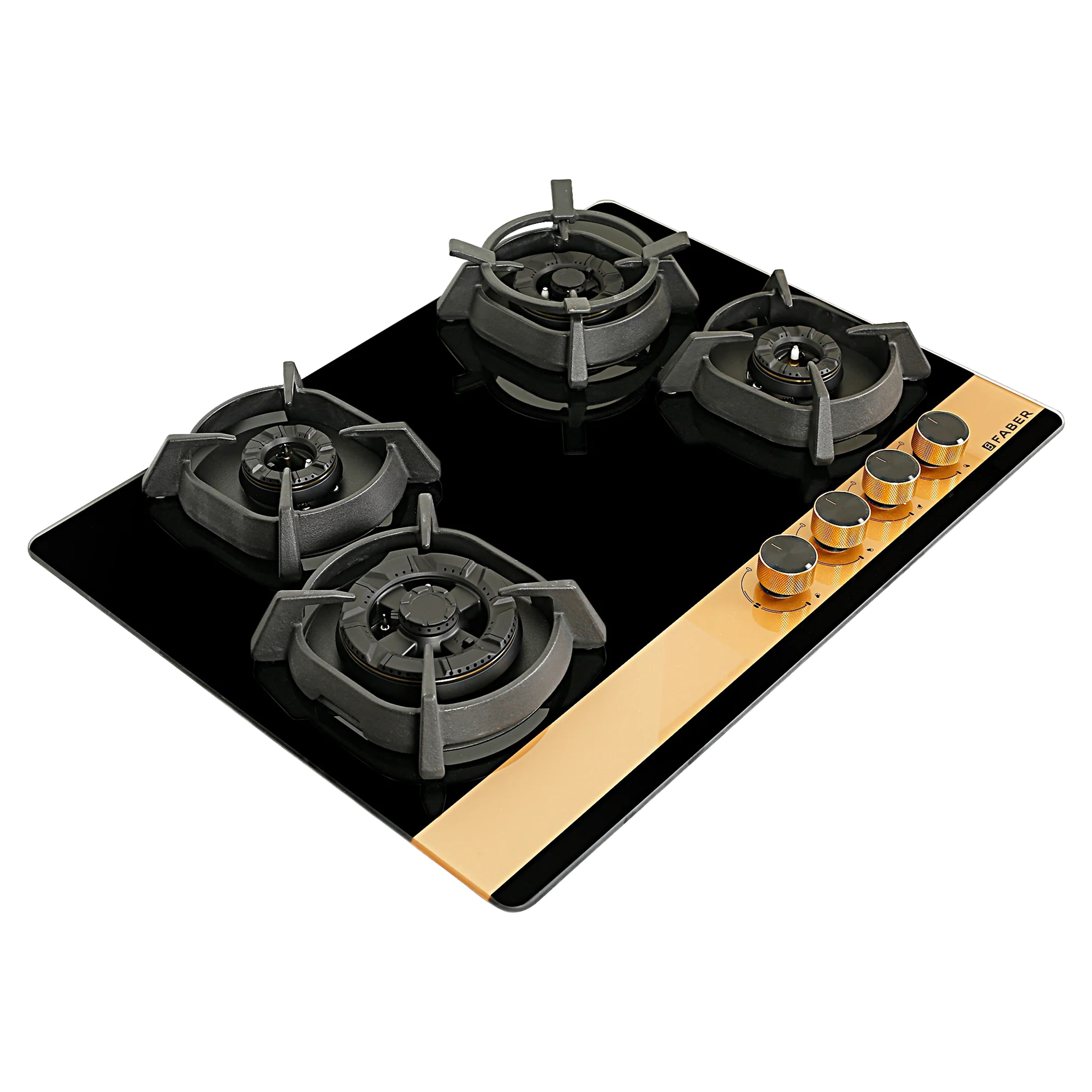 FABER Utopia Pro HT 704 BR CI Toughened Glass Top 4 Burner Automatic Hob (Flame Failure Device, Black) FABER Utopia Pro HT 704 BR CI Toughened Glass Top 4 Burner Automatic Hob (Flame Failure Device, Black)_7