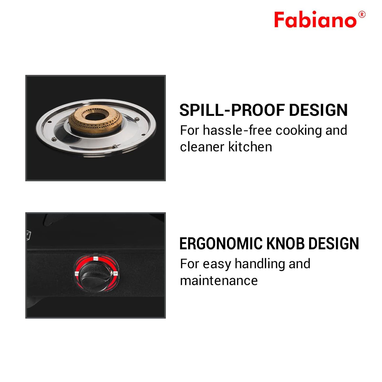 Fabiano FAB3BRSTARLINEAUTO Toughened Glass Top 3 Burner Automatic Gas Stove (Tri-Pin Burners, Black)_5