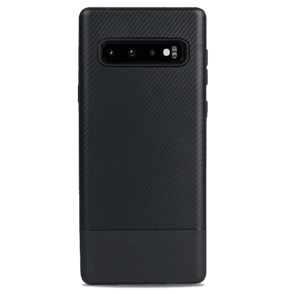 Robobull TPU Back Cover for Samsung Galaxy S10 (Camera Protection, Black)_1