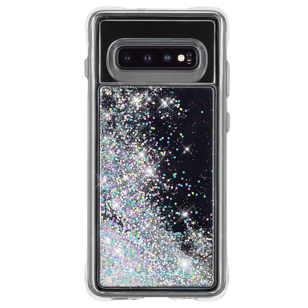 Case-Mate Waterfall Glitter Polycarbonate Back Cover for Samsung Galaxy S10 Plus (Drop Protection, Iridescent Diamond)_1