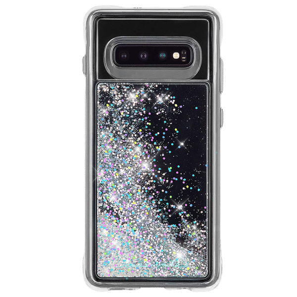 Case-Mate Waterfall Glitter Polycarbonate Back Case Cover for Samsung Galaxy S10 (CM038548, Iridescent Diamond)_1