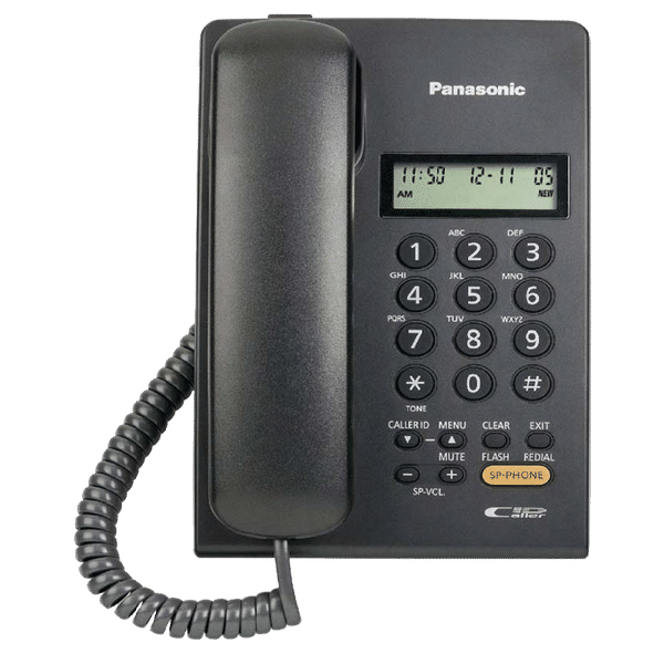 Panasonic Corded Phone (KX-TSC62, Black)_1