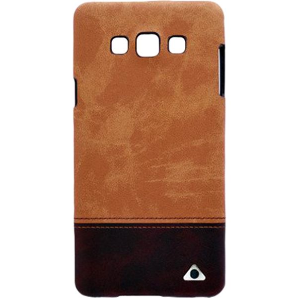 stuffcool Vogue PU Leather Back Cover for Samsung Galaxy A7 (Lightweight Design, Brown)_1