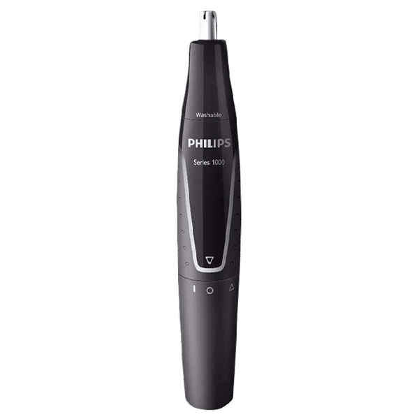 Philips Series 1000 Cordless Dryr Trimmer for Nose and Ear for Unisex (Fully Washable, Black)_1
