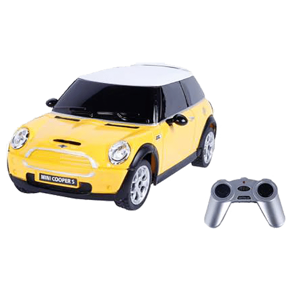 Rastar Mini Cooper 1:24 Remote Controlled Car (SW-586, Yellow)_1