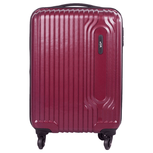 VIP Trace 35 Litres Polycarbonate Trolley Bag (Water Resistant, TRACE55MCD, Maroon)_1